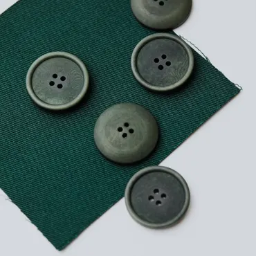 Blaze Steinnuss Corozo Knopf 28mm - Bottle Green
