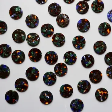 Bioresin Button 15mm - Grimoire 15 Pieces