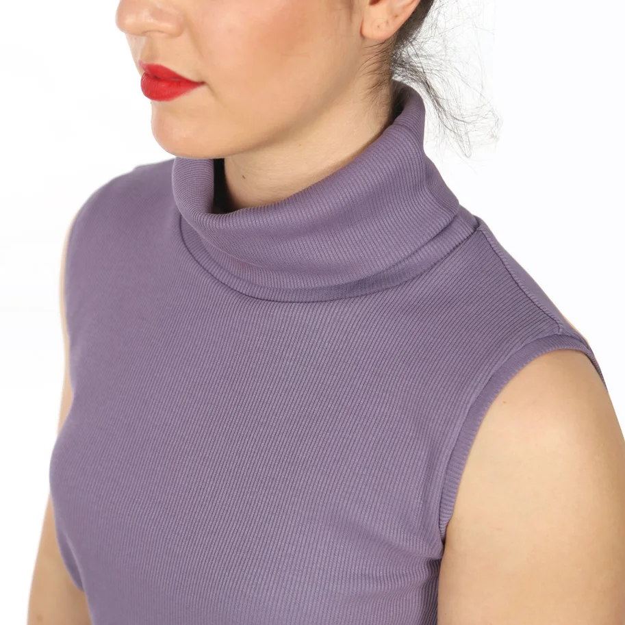 Frau Jenny Basic Top mit oder ohne Rollkragen - Studio Schnittreif Schnittmuster