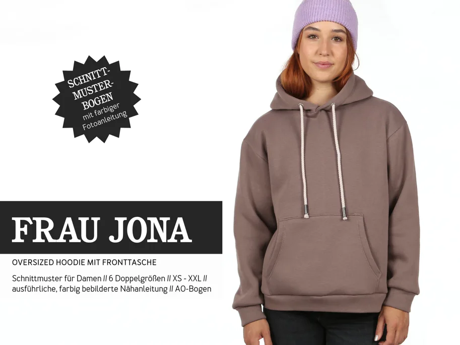 Frau Jona Hoodie - Studio Schnittreif Sewing Pattern (German)