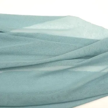 Organic Soft Tulle - Stone Blue