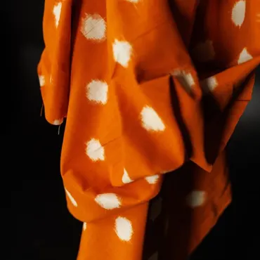 Indian Ikat - Turmeric Dots