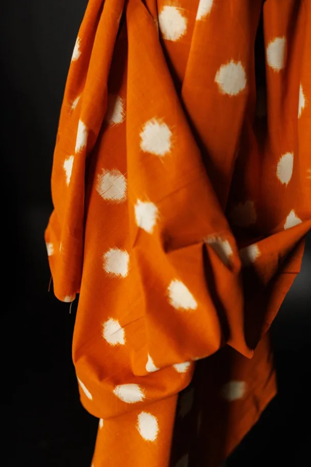 Indian Ikat - Turmeric Dots