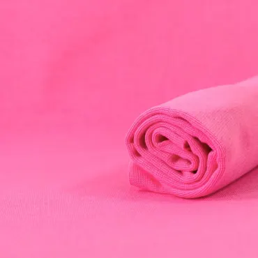 Organic Ribbing 1x1 Fine - Pink