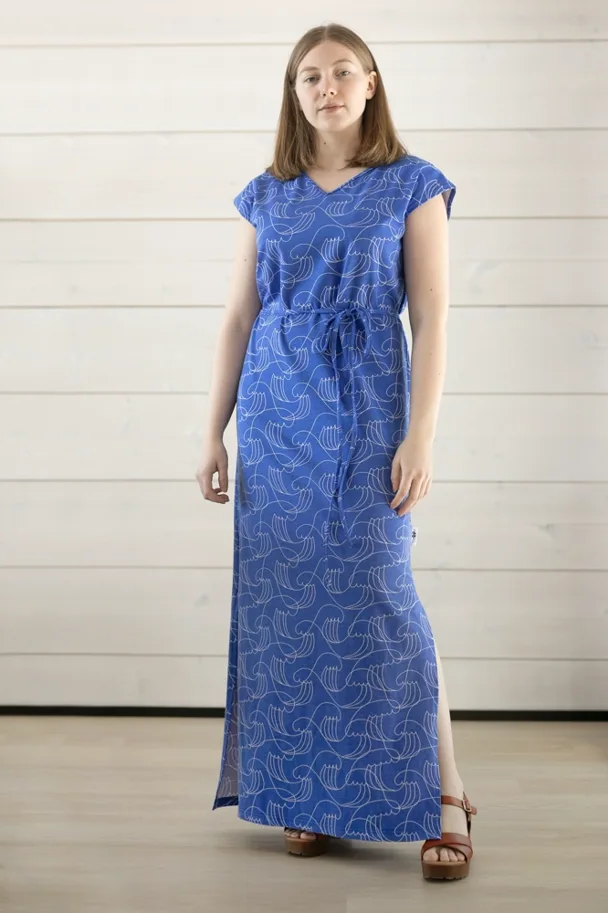 Organic Jersey - Sea Waves Blue