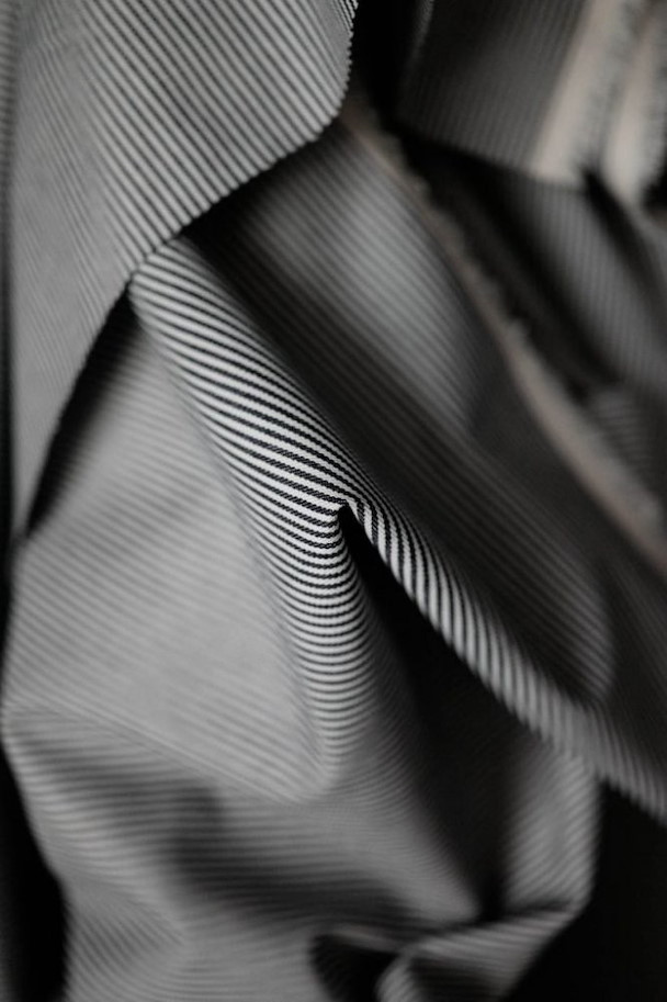 Deadstock Hickory Cotton Denim - 11oz Dark Blue Stripe