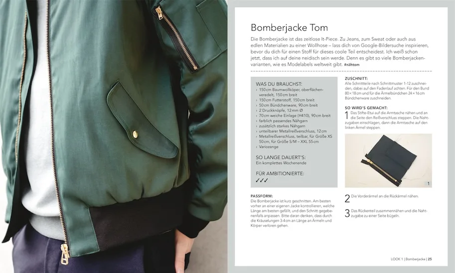 Männermode Nähen. Komplette Outfits im Streetstyle - Tobias Milse
