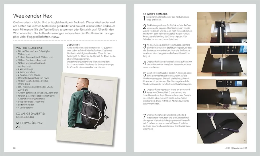 Männermode Nähen. Komplette Outfits im Streetstyle - Tobias Milse