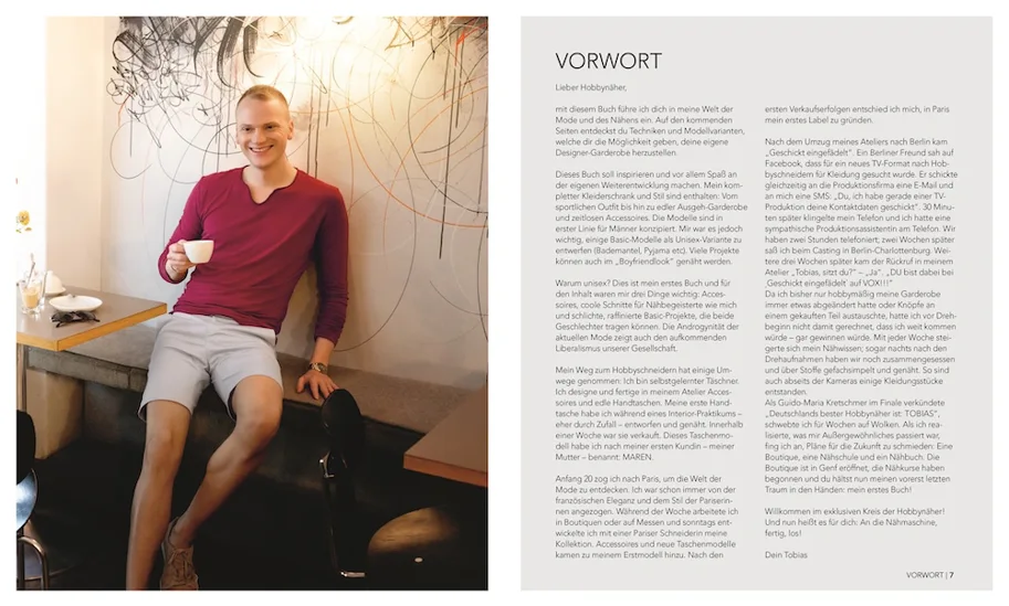 Männermode Nähen. Komplette Outfits im Streetstyle - Tobias Milse