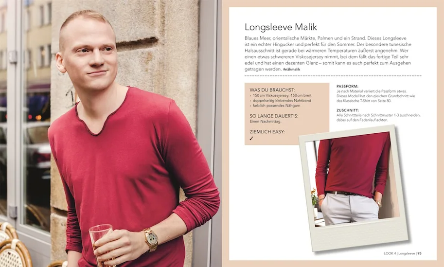 Männermode Nähen. Komplette Outfits im Streetstyle - Tobias Milse