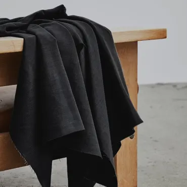 Tencel Sera Weighty Cotton Blend - Black