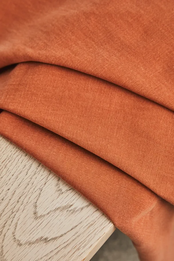 Tencel Sera Weighty Cotton Blend - Rust