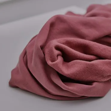 Organic Basic Brushed Sweat - Rosewood