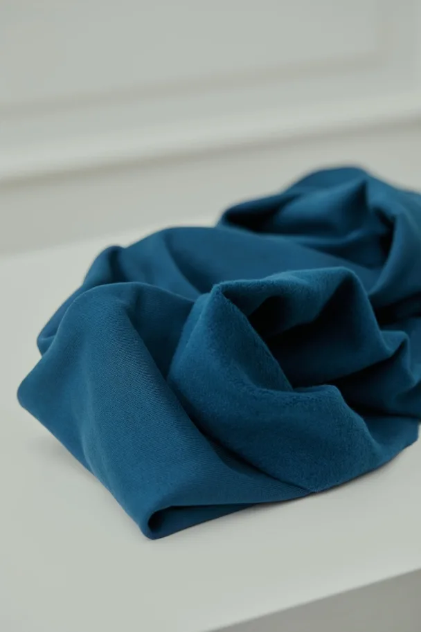 Organic Basic Brushed Sweat - Ocean