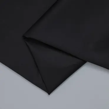 Organic Cotton Stretch Twill - Black