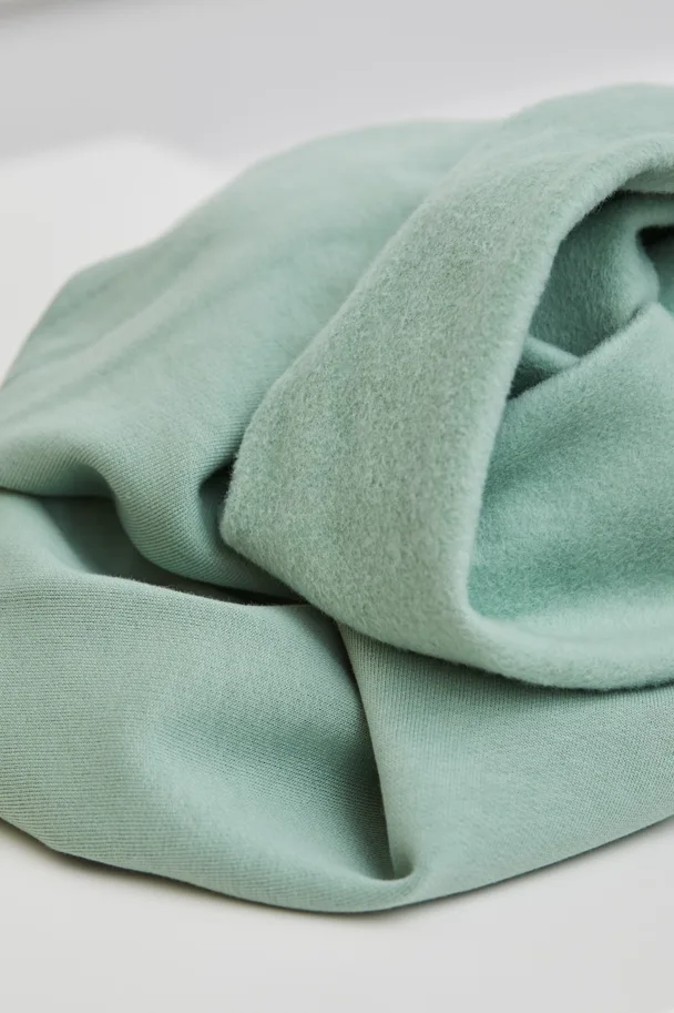 Organic Basic Brushed Sweat - Sage Green