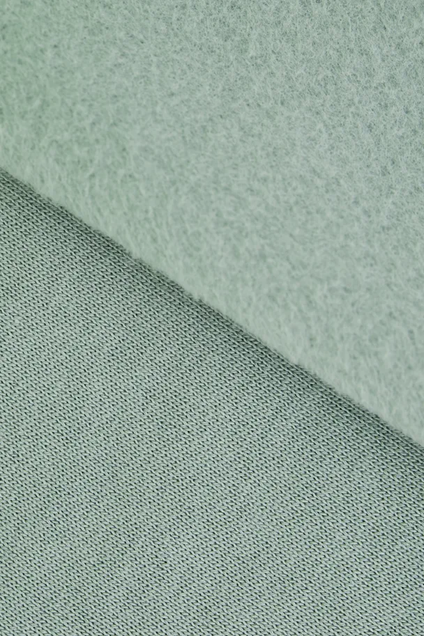 Organic Basic Brushed Sweat - Sage Green