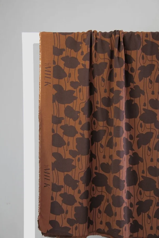 Ecovero Crêpe - Poppy Shade Pecan