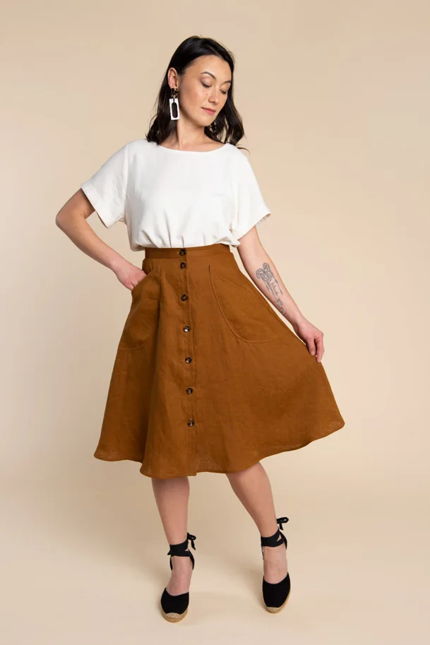 Fiore Skirt - Closet Core Sewing Pattern (English)