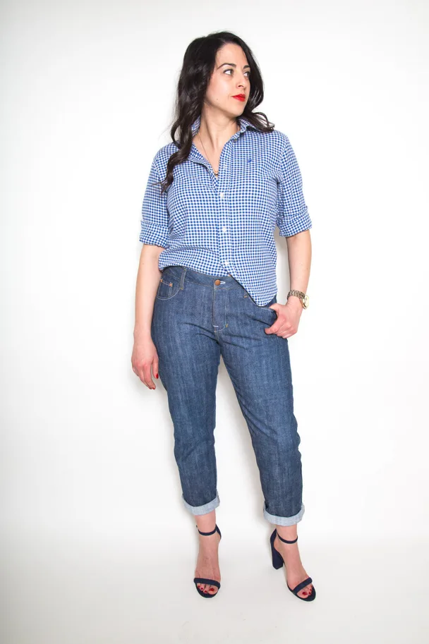 Morgan Boyfriend Jeans - Closet Core Schnittmuster (Englisch)