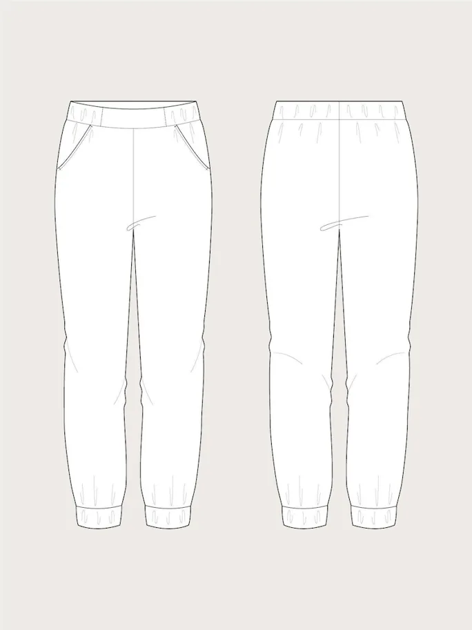 Almost Long Trousers XS-L - The Assembly Line Schnittmuster (Englisch)