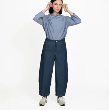 Barrel-Leg Trousers XS-L - The Assembly Line Schnittmuster (Englisch)