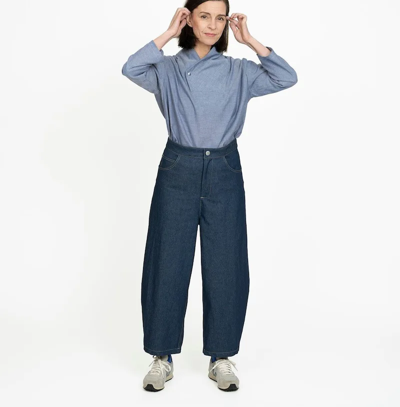 Barrel-Leg Trousers XL-3XL - The Assembly Line Schnittmuster (Englisch)