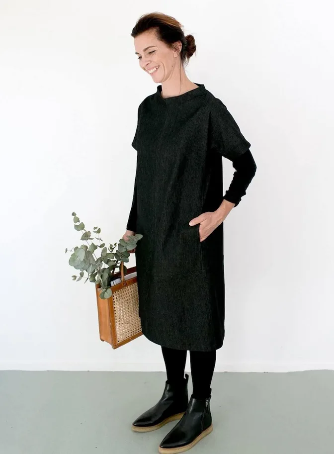 Cap Sleeve Dress XS-2XL - The Assembly Line Sewing Pattern (English)