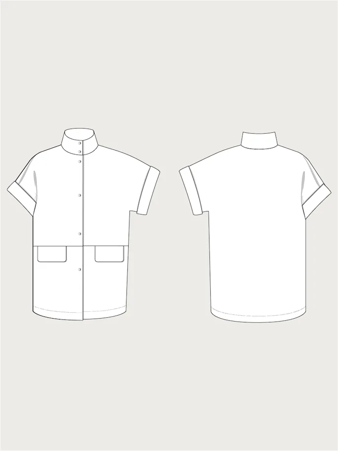 Cap Sleeve Vest XS-L - The Assembly Line Sewing Pattern (English)