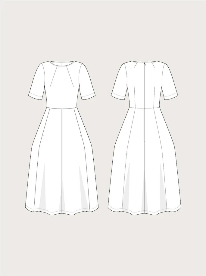 Tulip Dress XS-L - The Assembly Line Schnittmuster (Englisch)