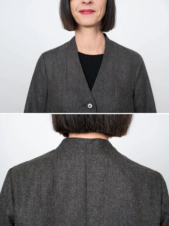 V-Neck Coat XS-L - The Assembly Line Schnittmuster (Englisch)