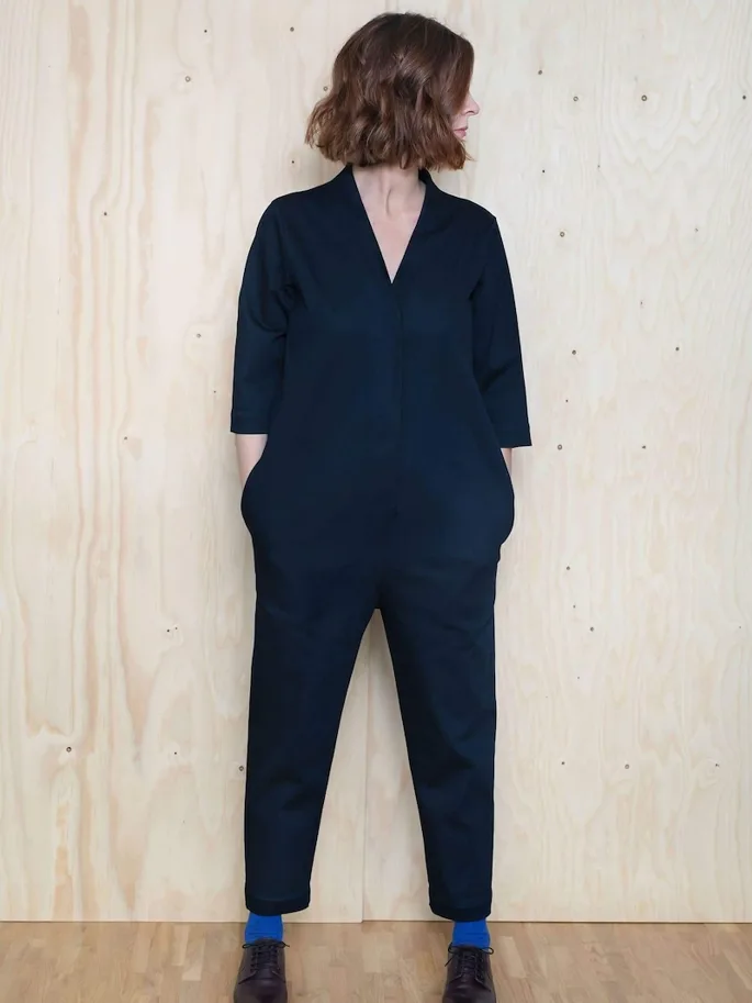 V-Neck Jumpsuit XL-3XL - The Assembly Line Schnittmuster (Englisch)