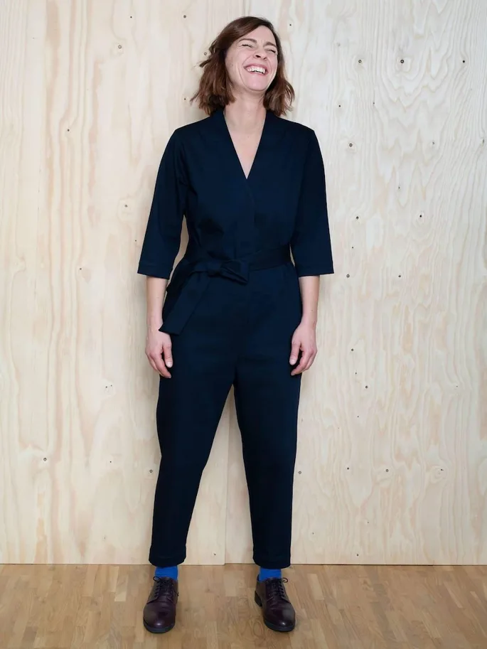 V-Neck Jumpsuit XL-3XL - The Assembly Line Schnittmuster (Englisch)