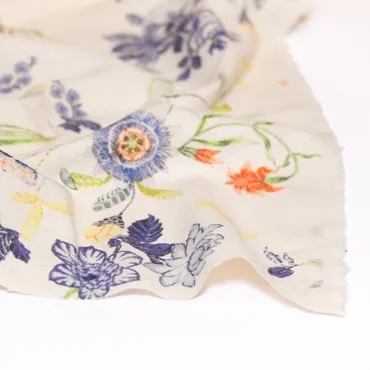 Rohseide - Antique Florals Blue