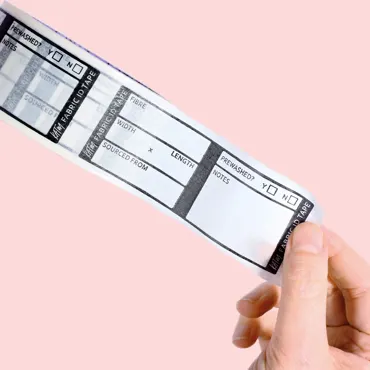 Fabric ID Tape for labeling fabric - Kylie and the Machine