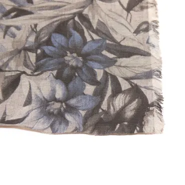 Leinen Twill Changeant - Light Blue Grey Paradise