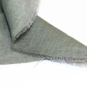 Leinen Twill - Flechtengrün