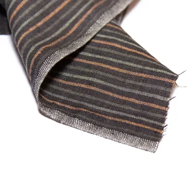 Leinen Washed - Furrows Stripe