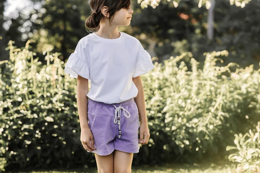 Organic Cord Nicky - Lavendel