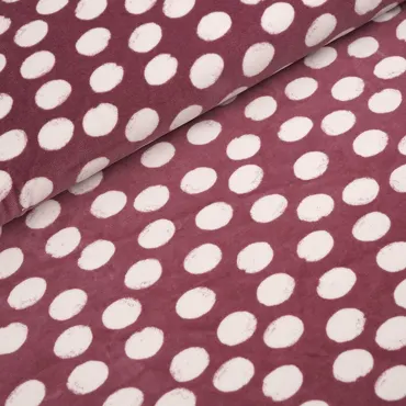 Organic Nicky Plush - Mellow Dots Beere