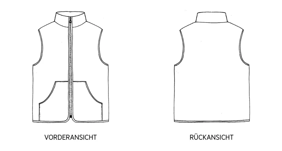 Frau Roni Weste - Studio Schnittreif Sewing Pattern (German)