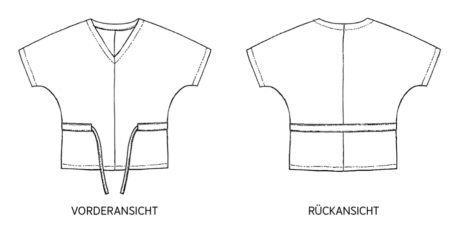 Frau Yuuka Bluse - Studio Schnittreif Schnittmuster