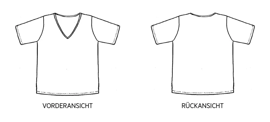 Frau Kay V-Shirt - Studio Schnittreif Schnittmuster