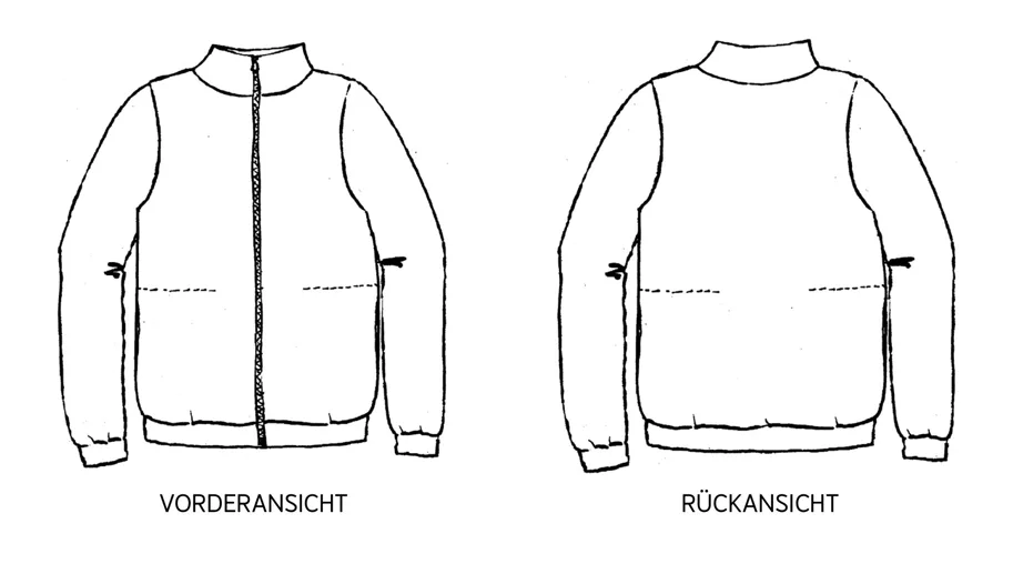 Frau Svea Reissverschluss-Jacke - Studio Schnittreif Sewing Pattern (German)