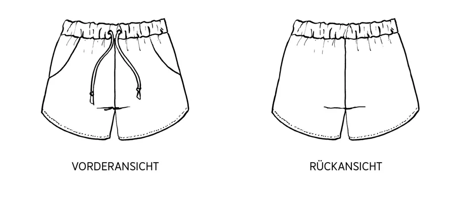 Frau Jessie Shorts - Studio Schnittreif Schnittmuster