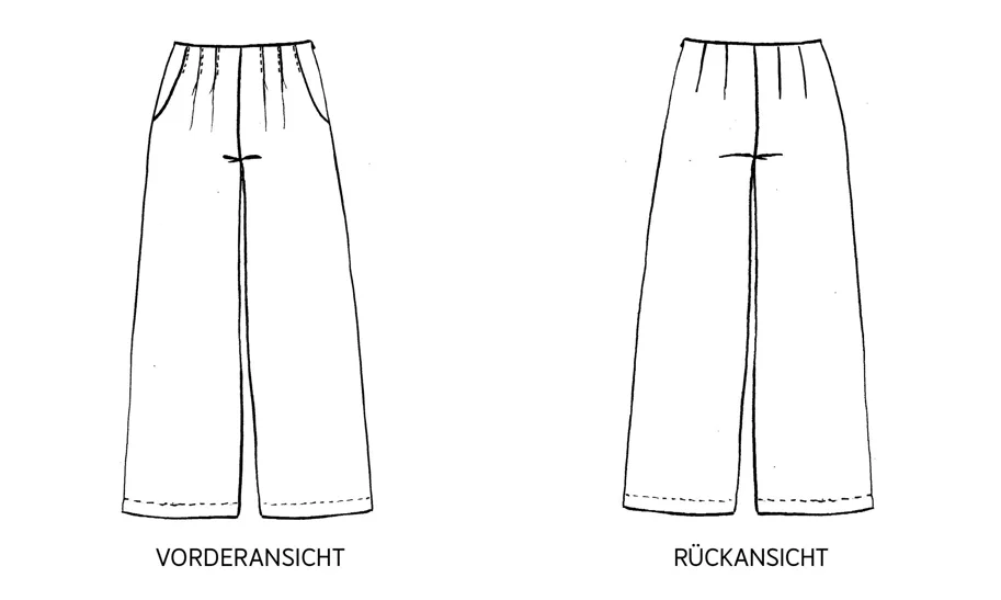 Frau Miko Palazzohose - Studio Schnittreif Sewing Pattern (German)