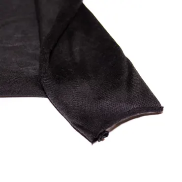 Silk Organic Cotton Jersey - Black