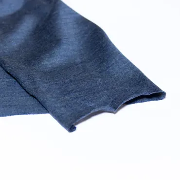 Silk Organic Cotton Jersey - River Blue