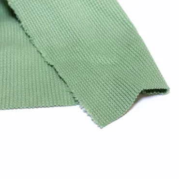 Bio Waffeljersey - Pistachio Green