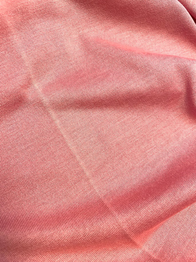 Seidenjersey Bio-Baumwolle - Salmon Pink